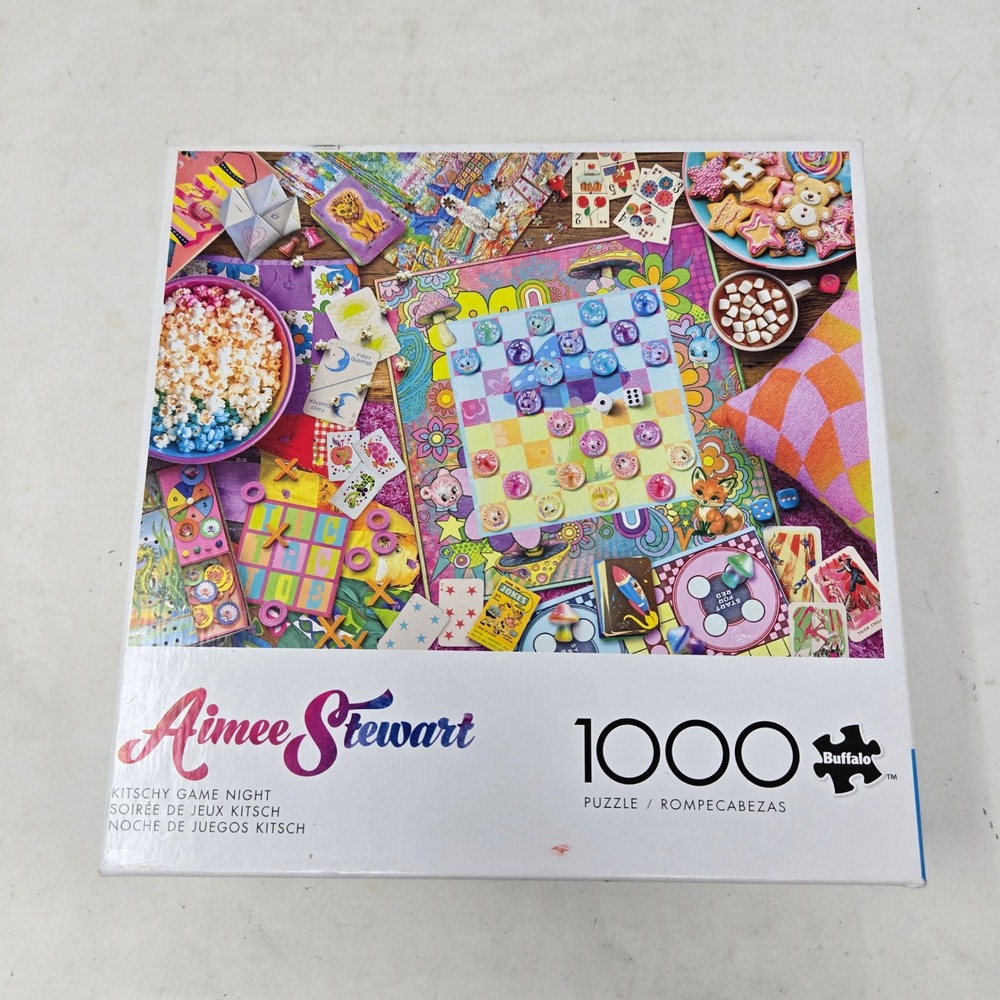 Buffalo Games Aimee Stewart Kitschy Game Night 1000 Piece Jigsaw Puzzle 91520